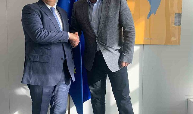 Türkiye'nin ABD Daimi Temsilcisi Kaymakcı ile Avrupa Komisyonu Başkan Yardımcısı Timmermans bir araya geldi
