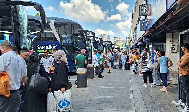 15 Temmuz Demokrasi Otogarı'nda bayram öncesi yoğunluk yaşandı