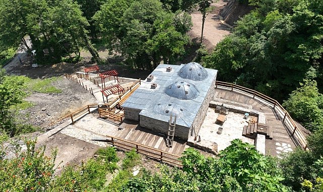 19. yüzyıldan kalma hamamın restorasyon çalışmaları son aşamada