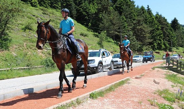 Abant'ta atlı jandarma timi görev yapacak