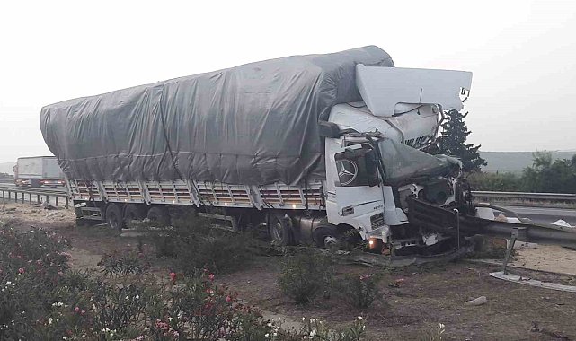 Baba ve oğlu trafik kazasında yaralandı