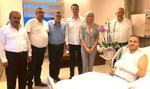 Başkan V. Subaşı Cafer Elmas'ı ziyaret etti