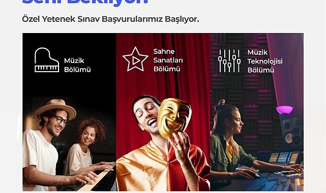BAU Konservatuvarı Özel Yetenek Sınavı başvuruları devam ediyor