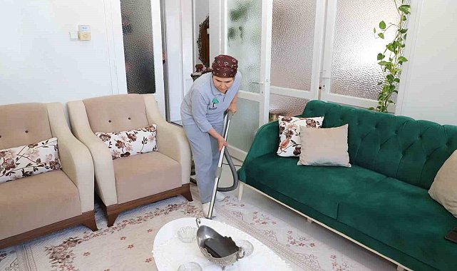 Bayram öncesi tüm yaşlıların evleri temizlendi
