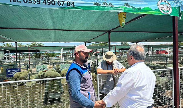 Besicilerden Başkan Yalçın'a hayvan pazarı teşekkürü