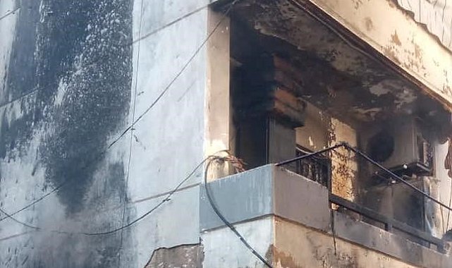 Beyrut'ta jeneratör patladı, ortalık savaş alanına döndü