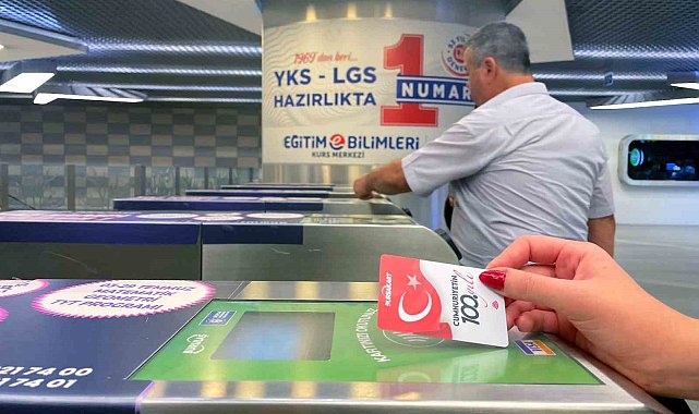 Bu ulaşım kartları 100. yıla özel