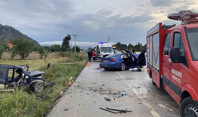 Burdur'da 5 kişinin ölümüyle sonuçlanan feci kazanın detayları belli oldu