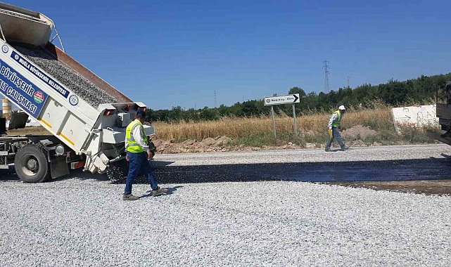 Büyükşehir Yatağan'ın yollarını yenileniyor