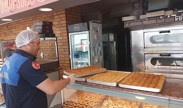 Büyükşehir zabıtadan fırın ve tatlı imalathanelerine denetim