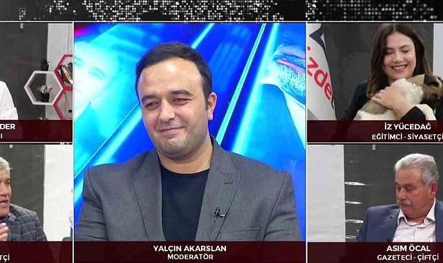 Canlı yayında sürpriz misafir