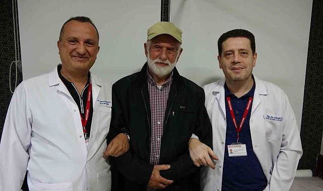 Düşe kalka geldiği hastaneden yürüyerek çıktı