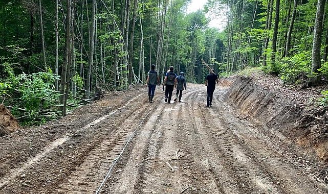 Düzce'de yeni yol çalışmaları tüm hızıyla devam ediyor