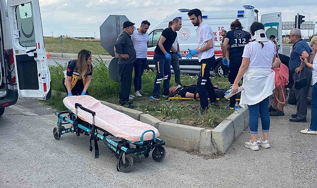 Edirne'de kırmızı ışık ihlali kaza getirdi: 7 yaralı