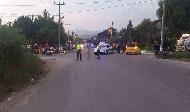 Fethiye'de Minibüs, Motosiklete Çarptı; 1 Kişi Öldü