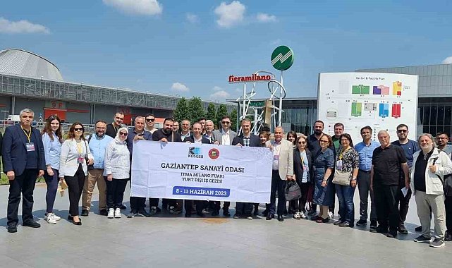 Gaziantep'teki sanayiciler ITMA Milano Fuarı'nda