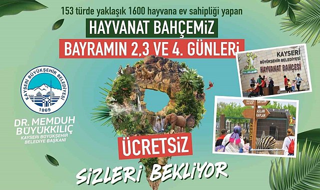 Hayvanat Bahçesi Kurban Bayramı'nda Ücretsiz