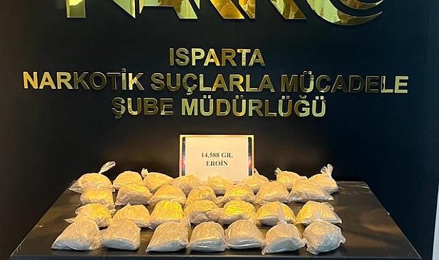 Isparta'da yapılan uyuşturucu operasyonunda 2 kişi tutuklandı