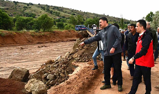 Kırıkkale'de sel: Dereler taştı, evleri ve ahırları su bastı