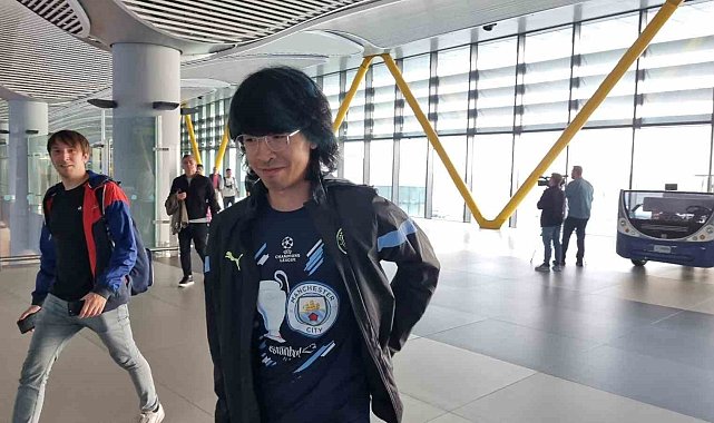 Manchester City taraftarları İstanbul'a geldi