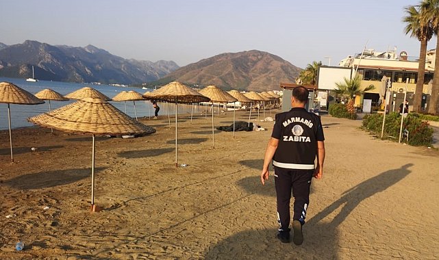 Marmaris Belediyesi bayram mesaisinde