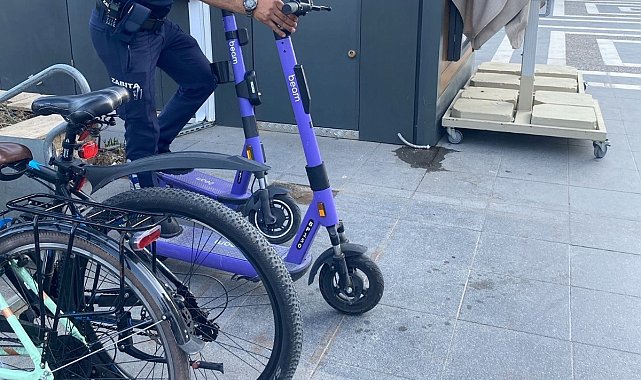Marmaris'te zabıtadan scooter mesaisi