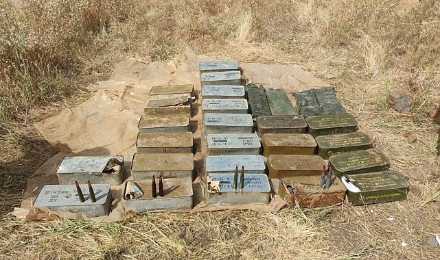 MSB: "PKK'ya ait 2 bin 160 adet Doçka makineli tüfek mühimmatı ele geçirildi"