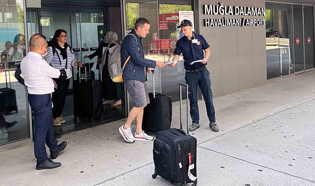 Muğlalı itfaiyecilerden İngilizce ve Türkçe yangın uyarısı