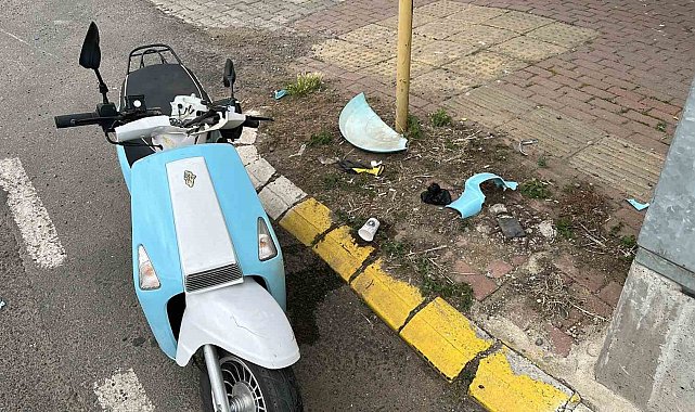Muratlı'da motosiklet kazası: 1 yaralı