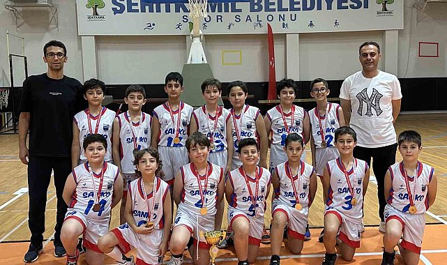 SANKO Okulları basketbolda il birincisi oldu