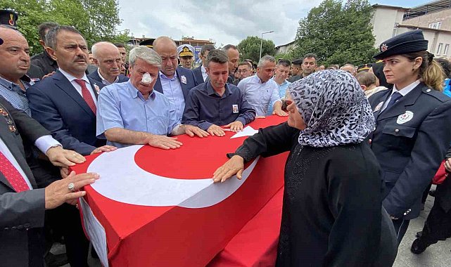 Şehit Jandarma Uzman Çavuş Ceylan, Çanakkale'de son yolculuğa uğurlandı