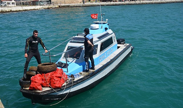 Sinop'ta Çevre Haftası'nda sualtı temizliği