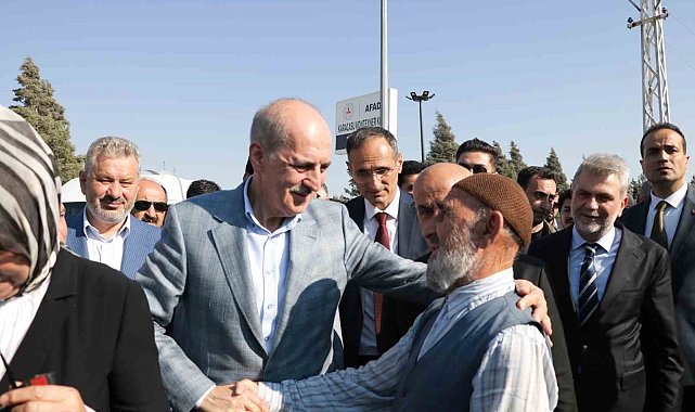 TBMM Başkanı Kurtulmuş'tan konteyner kent ziyareti