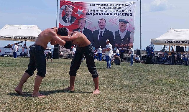 Tekirdağ'da yağlı güreşler başladı