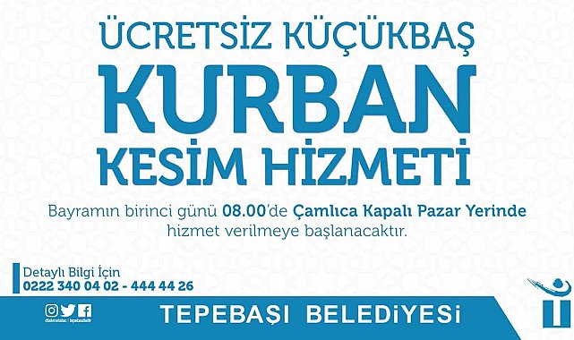 Tepebaşı'nda kesim alanı hazır