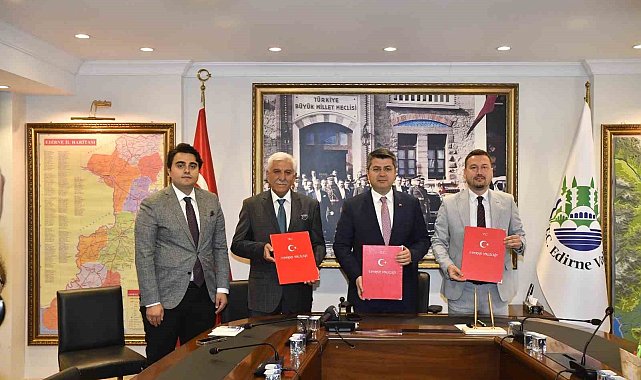 Trakya'nın en büyük canlı hayvan pazarı için protokol imzalandı