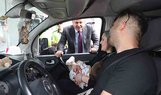 Vali Elban bayram denetimine katıldı, vatandaşları uyardı