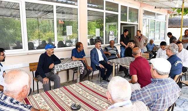 Vali Ergün'ün köylülerle bir araya geldi