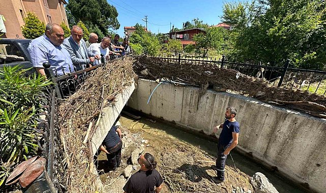 Yusuf Aldatmaz Amasra Horhor deresinde incelemelerde bulundu