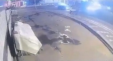 1 kişinin öldüğü, 6 kişinin yaralandığı feci kaza güvenlik kamerasına yansıdı