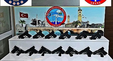 Adana polisi 1 ayda 483 silah ele geçirdi