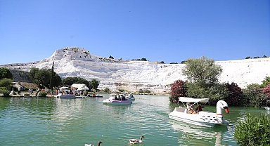 Bayram tatilinin gözdesi 'Pamukkale' oldu