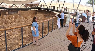 Bayramda Göbeklitepe'ye ziyaretçi akını