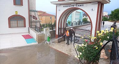 Bilecik'te cadde ve sokaklarda bayram sonrası temizliği yapıldı