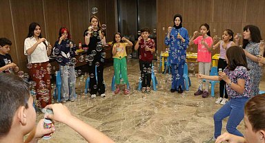 Çocuklar hem eğlendi hem öğrendi