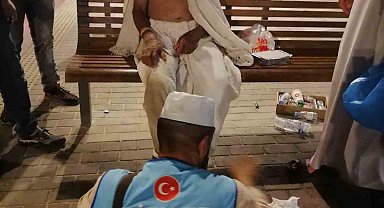 Erzincanlı hacılar vatandaşın yarasına merhem oldu