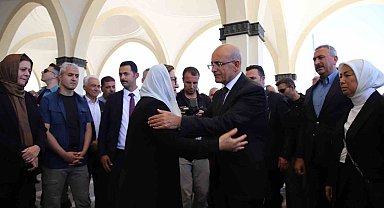 Fatma Şahin'in babası Mustafa Kıymık son yolculuğuna uğurlandı
