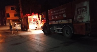 Hatay'da çadır yangını etrafa sıçramadan söndürüldü