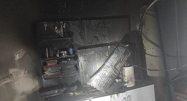 Hatay'da mesken yangını