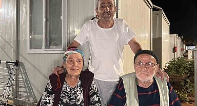 Konteyner kentin en yaşlı depremzedesi